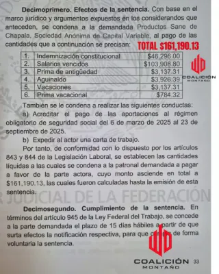 Persona con su documento laboral frente a los tribunales laborales de Guadalajara