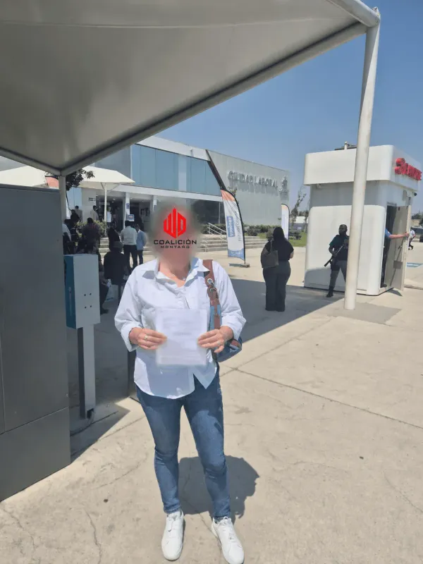 Referencia de persona ayudada por Coalición Montaño